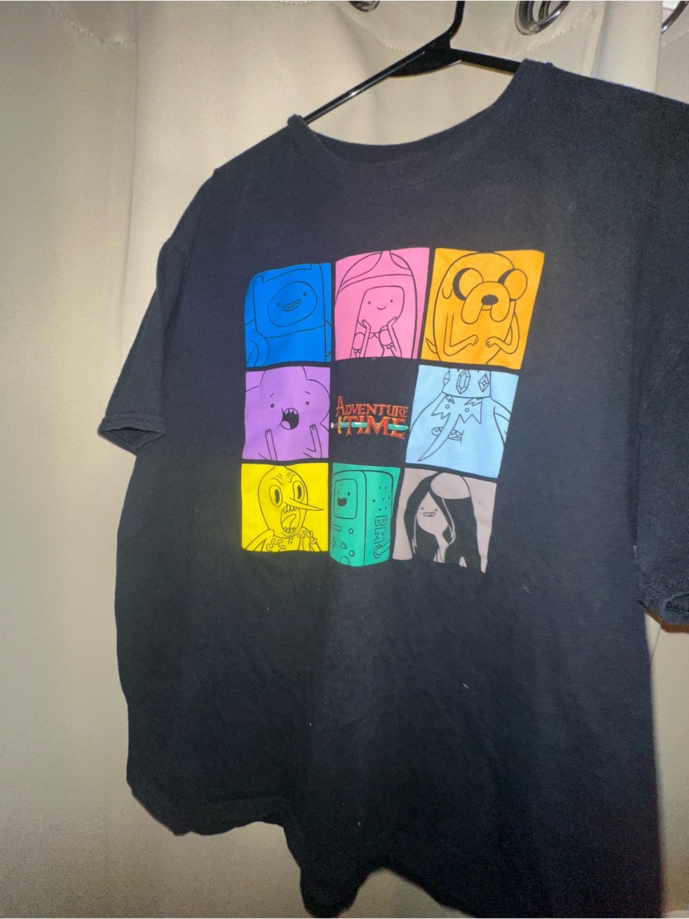 Cartoon Network Adventure Time character grid t-shirt men’s size XL